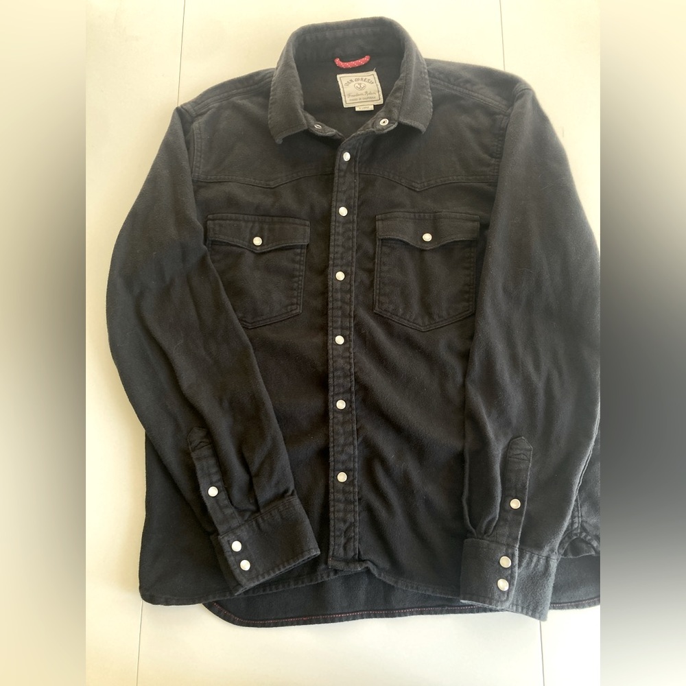 Iron and Resin flannel pearl snap shirt